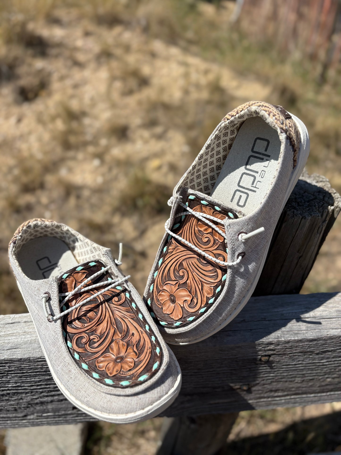 Floral Tooled Women’s Hey Dudes